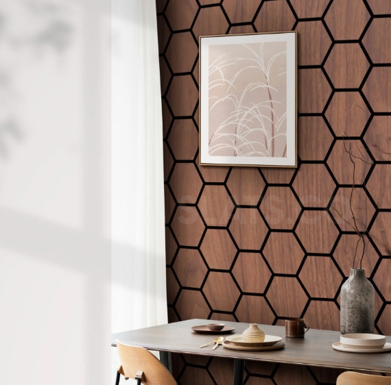 Hexagon Technical  Smoke Walnut